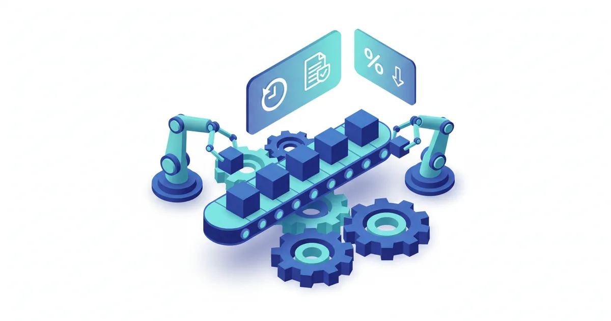 Illustration for Automated Document Verification: 90% Faster Processing โ Automation