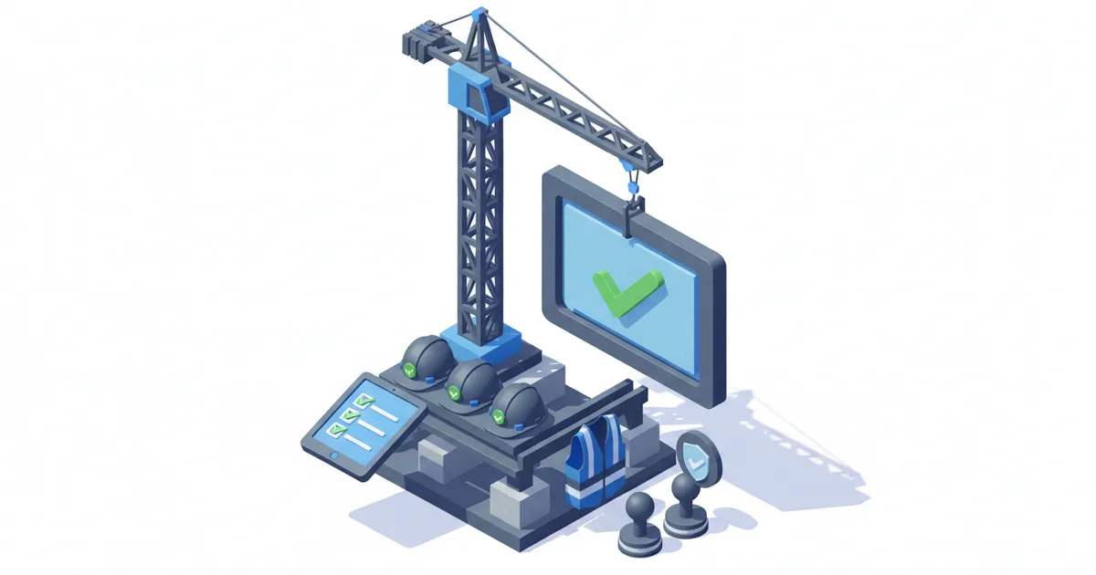 Illustration for Construction Compliance Software in Australia โ Industry