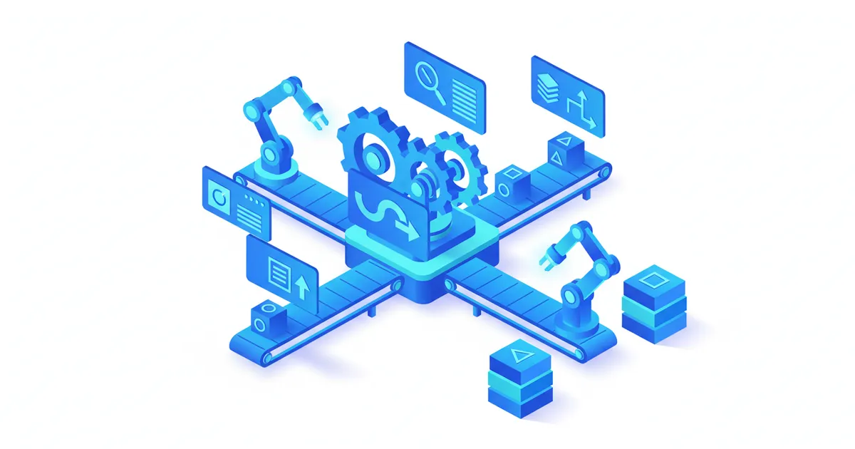 Illustration for KI-Dokumentenklassifizierung: automatische Sortierung — Automatisierung